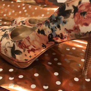 Christian Siriano Floral Pumps